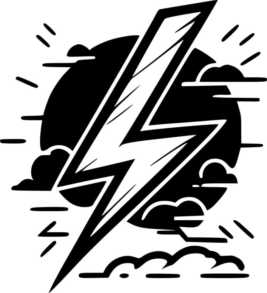 Lightning - High Quality Vector Logo - Vector illustration ideal for T-shirt graphic