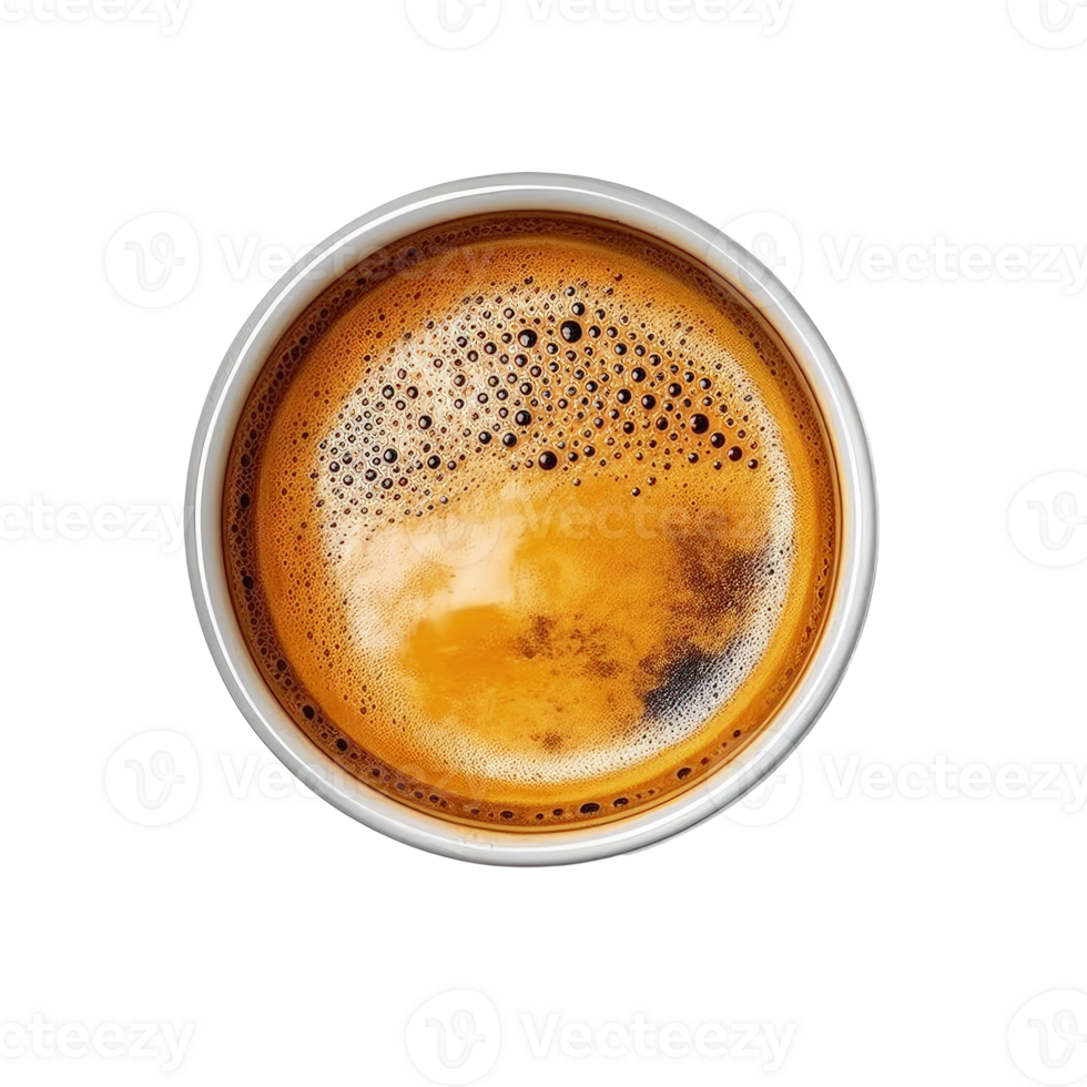 espresso café isolado. ilustração ai generativo png