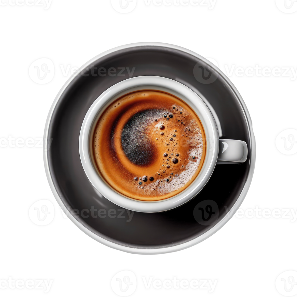 Espresso coffee isolated. Illustration png