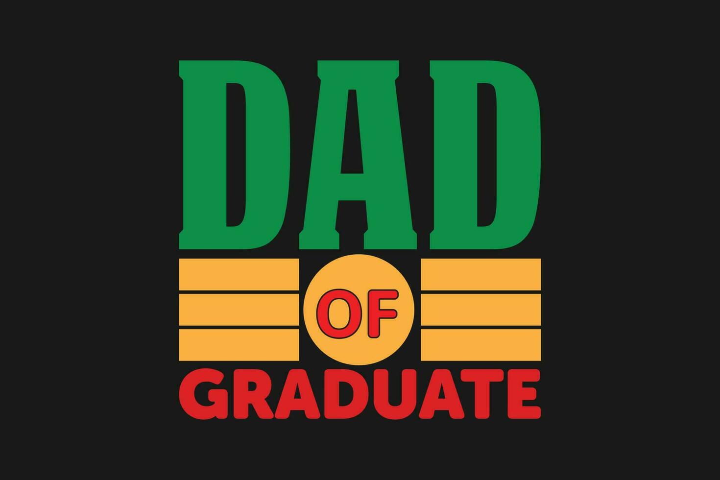 dad of graduate vector