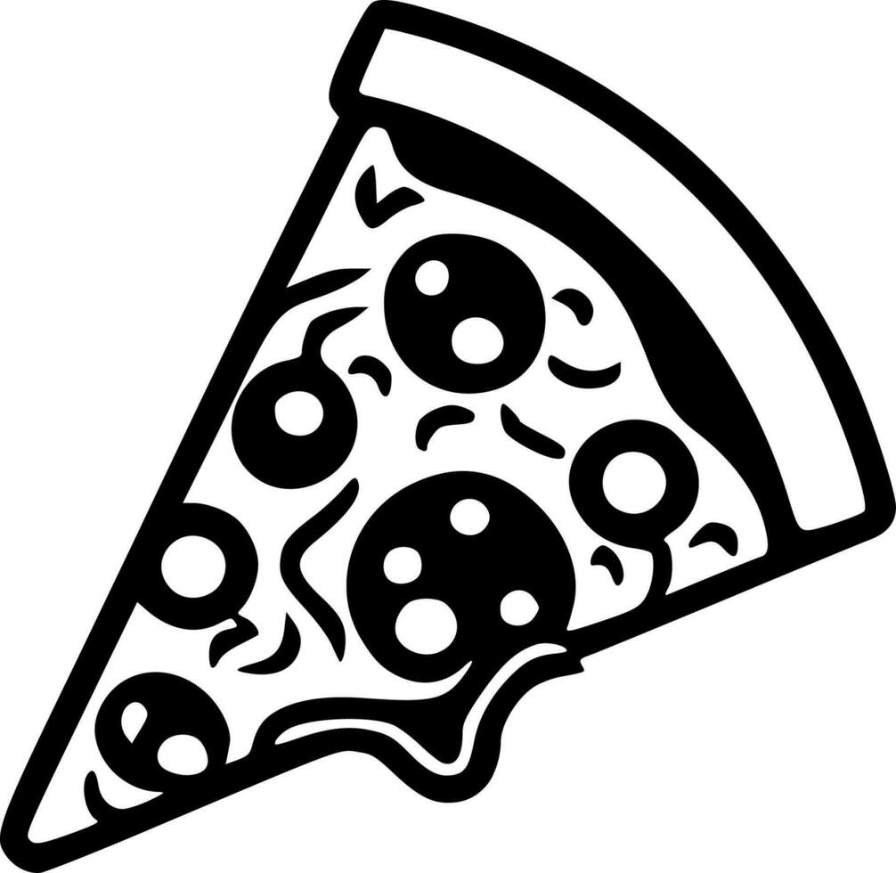 Pizza - alto calidad vector logo - vector ilustración ideal para camiseta gráfico