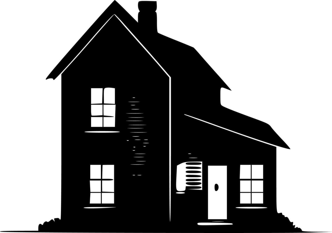 House - Minimalist and Flat Logo - Vector illustration