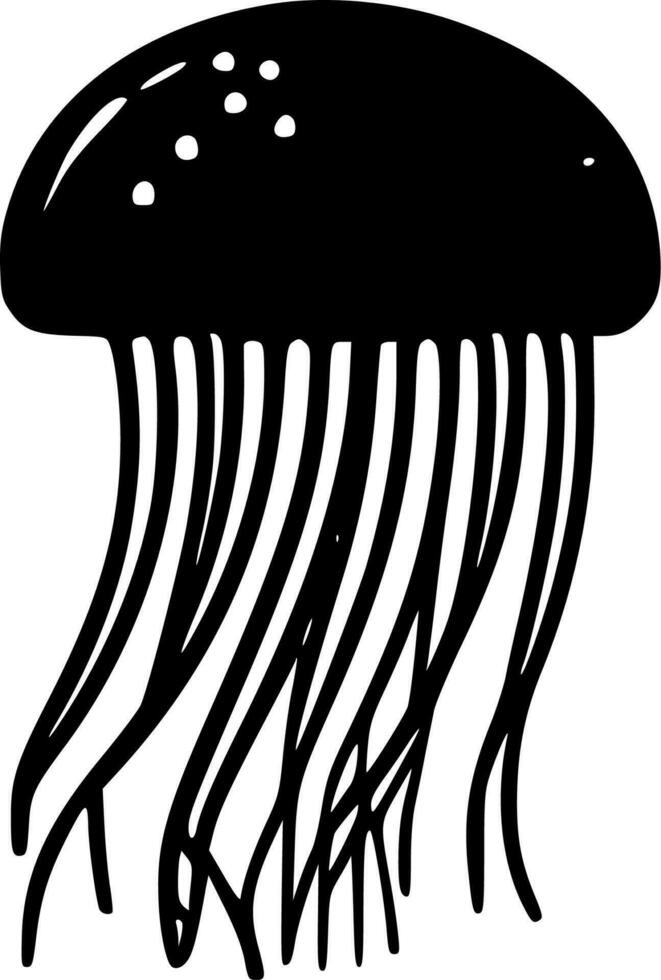 Jellyfish - High Quality Vector Logo - Vector illustration ideal for T-shirt graphic