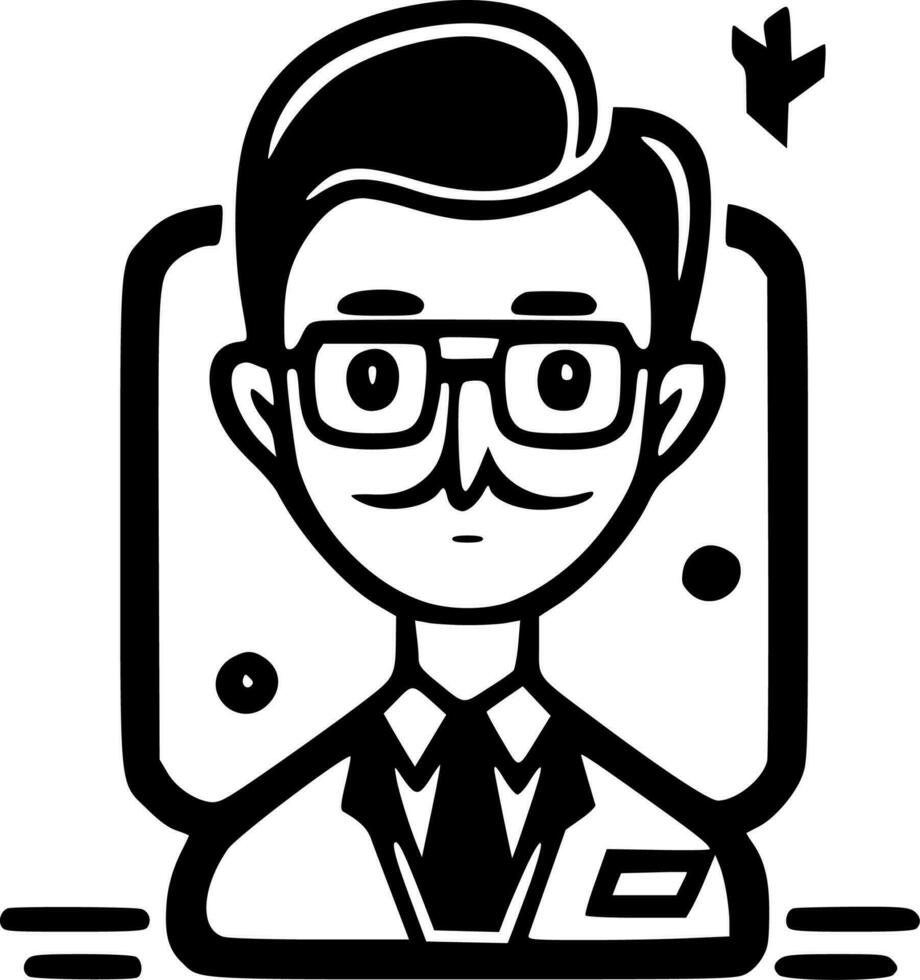 profesor - alto calidad vector logo - vector ilustración ideal para camiseta gráfico