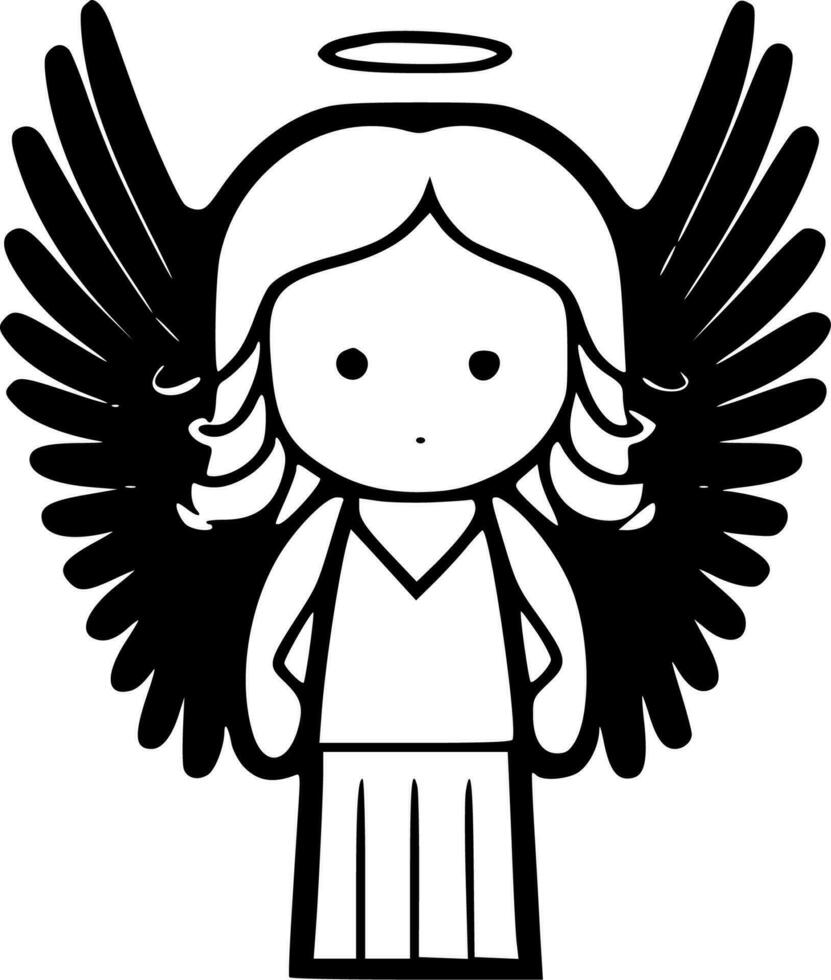 ángel - alto calidad vector logo - vector ilustración ideal para camiseta gráfico