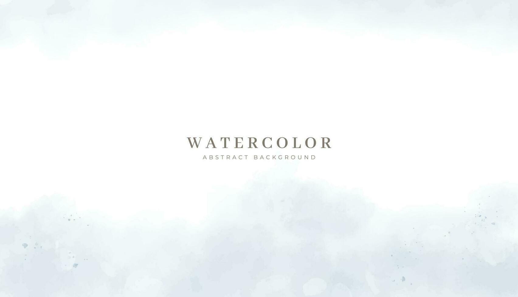 Abstract horizontal watercolor background. Neutral light colored empty space background vector