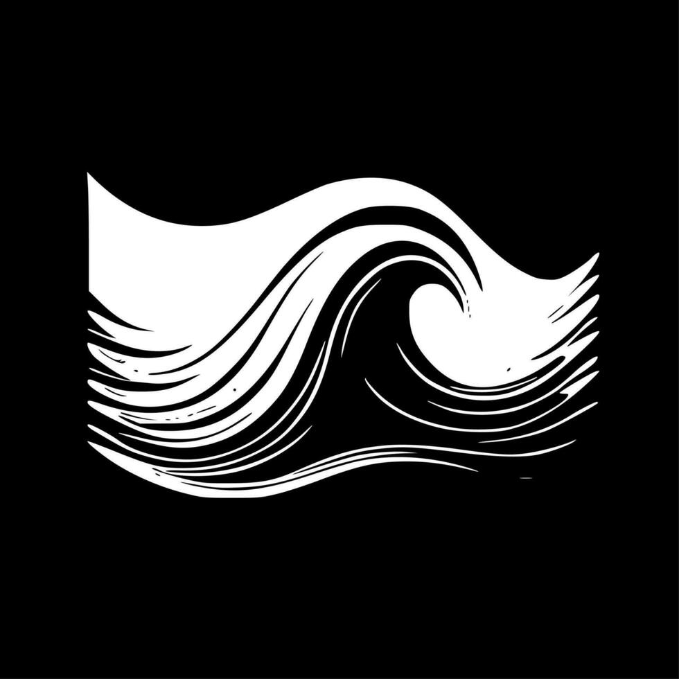 Waves - High Quality Vector Logo - Vector illustration ideal for T-shirt graphic