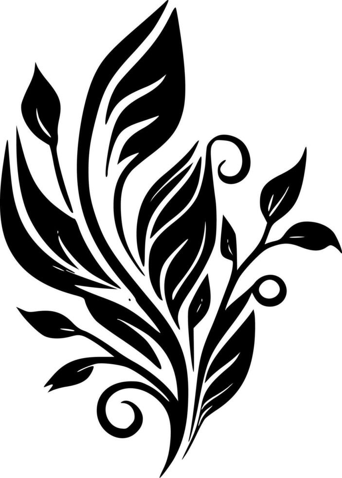Flourish - High Quality Vector Logo - Vector illustration ideal for T-shirt graphic