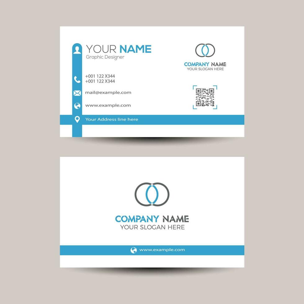 Vector modern creative and clean business card template