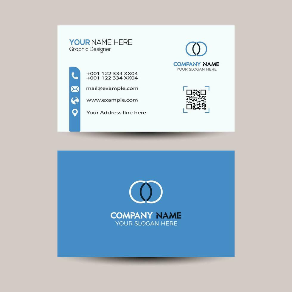 Vector modern creative and clean business card template