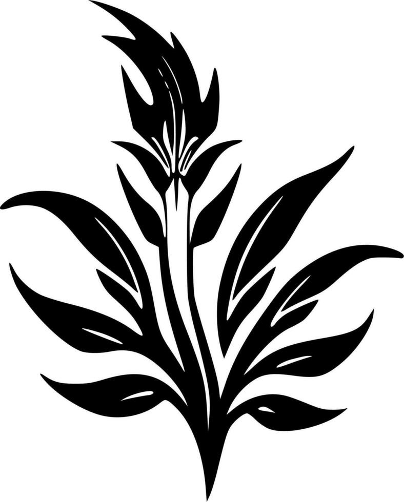 Flourish - Minimalist and Flat Logo - Vector illustration