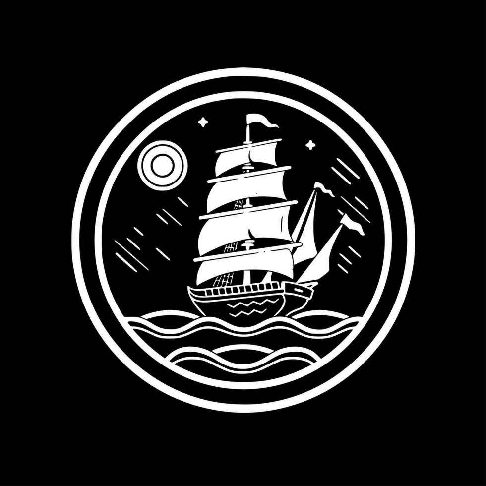Nautical - High Quality Vector Logo - Vector illustration ideal for T-shirt graphic
