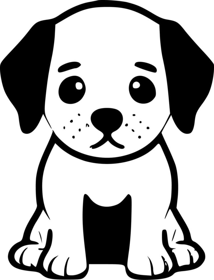 Puppy - High Quality Vector Logo - Vector illustration ideal for T-shirt graphic