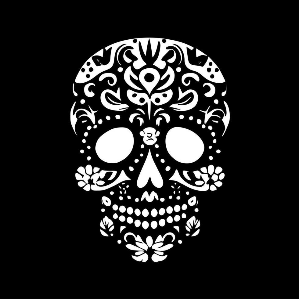 Sugar Skull - High Quality Vector Logo - Vector illustration ideal for T-shirt graphic