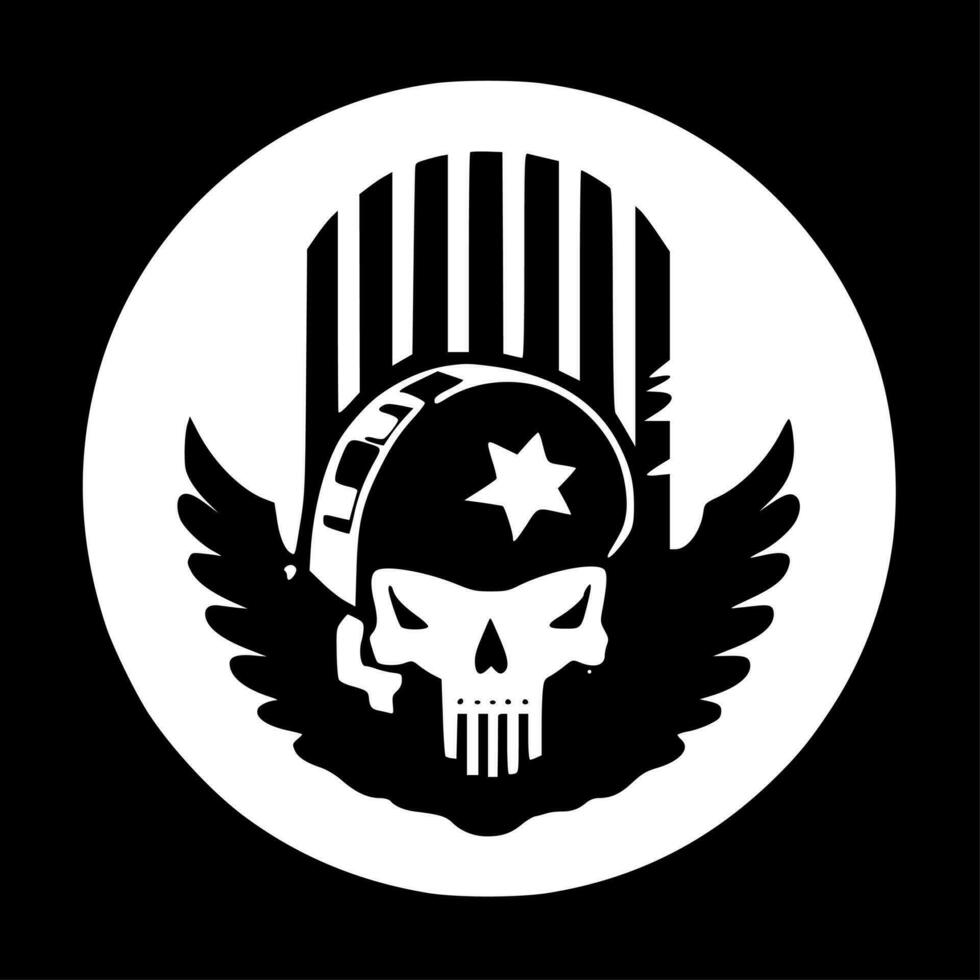 Military - High Quality Vector Logo - Vector illustration ideal for T-shirt graphic