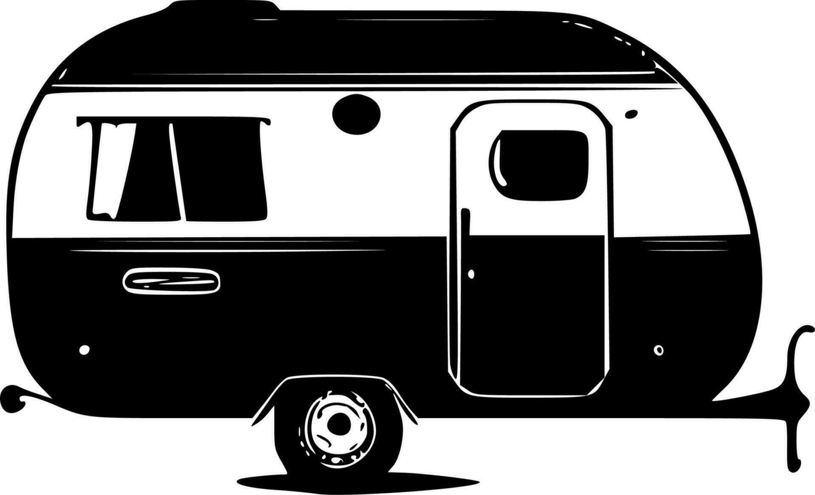 Camper - High Quality Vector Logo - Vector illustration ideal for T-shirt graphic