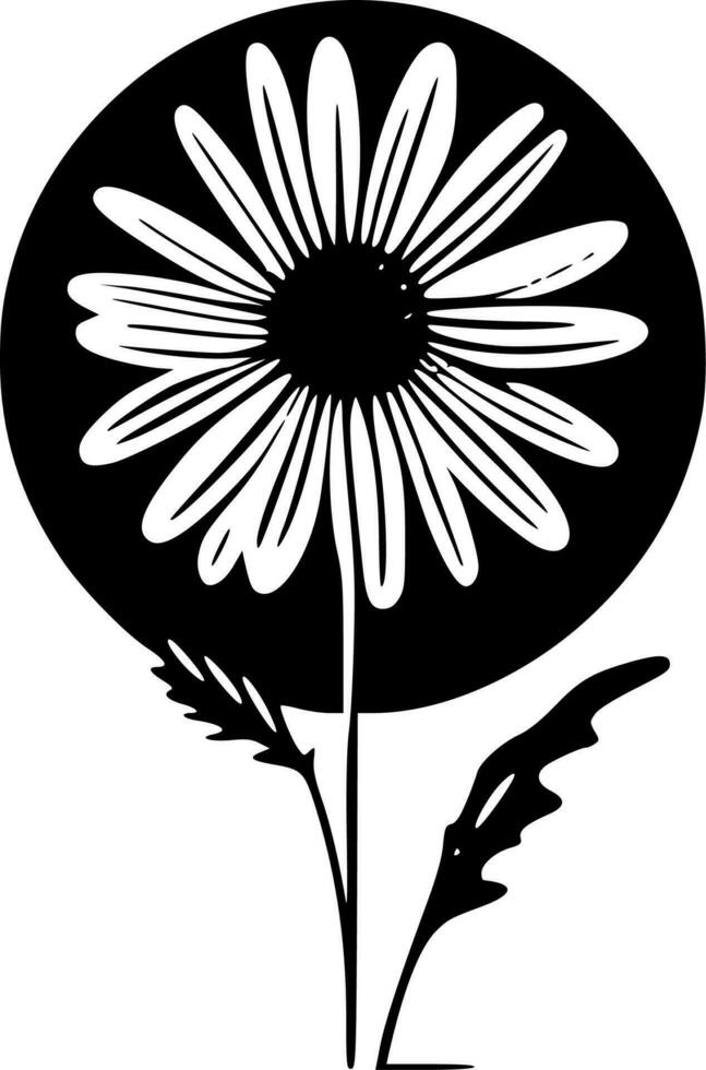 Daisy - Minimalist and Flat Logo - Vector illustration