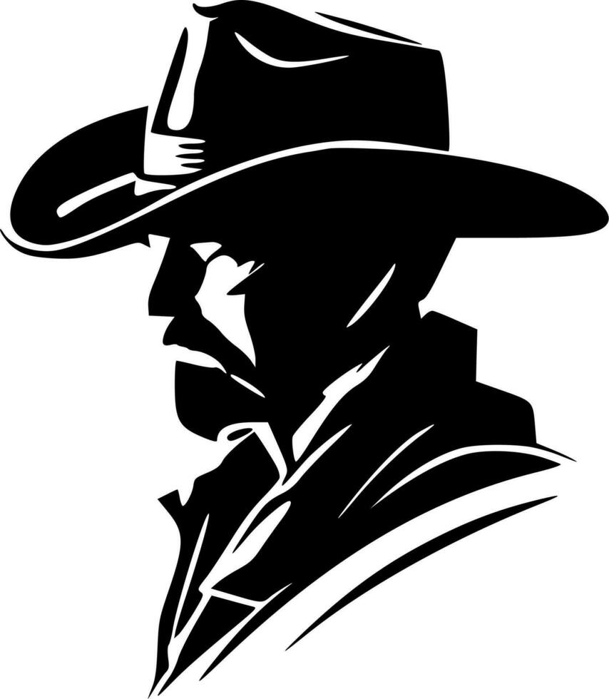 Cowboy - High Quality Vector Logo - Vector illustration ideal for T-shirt graphic