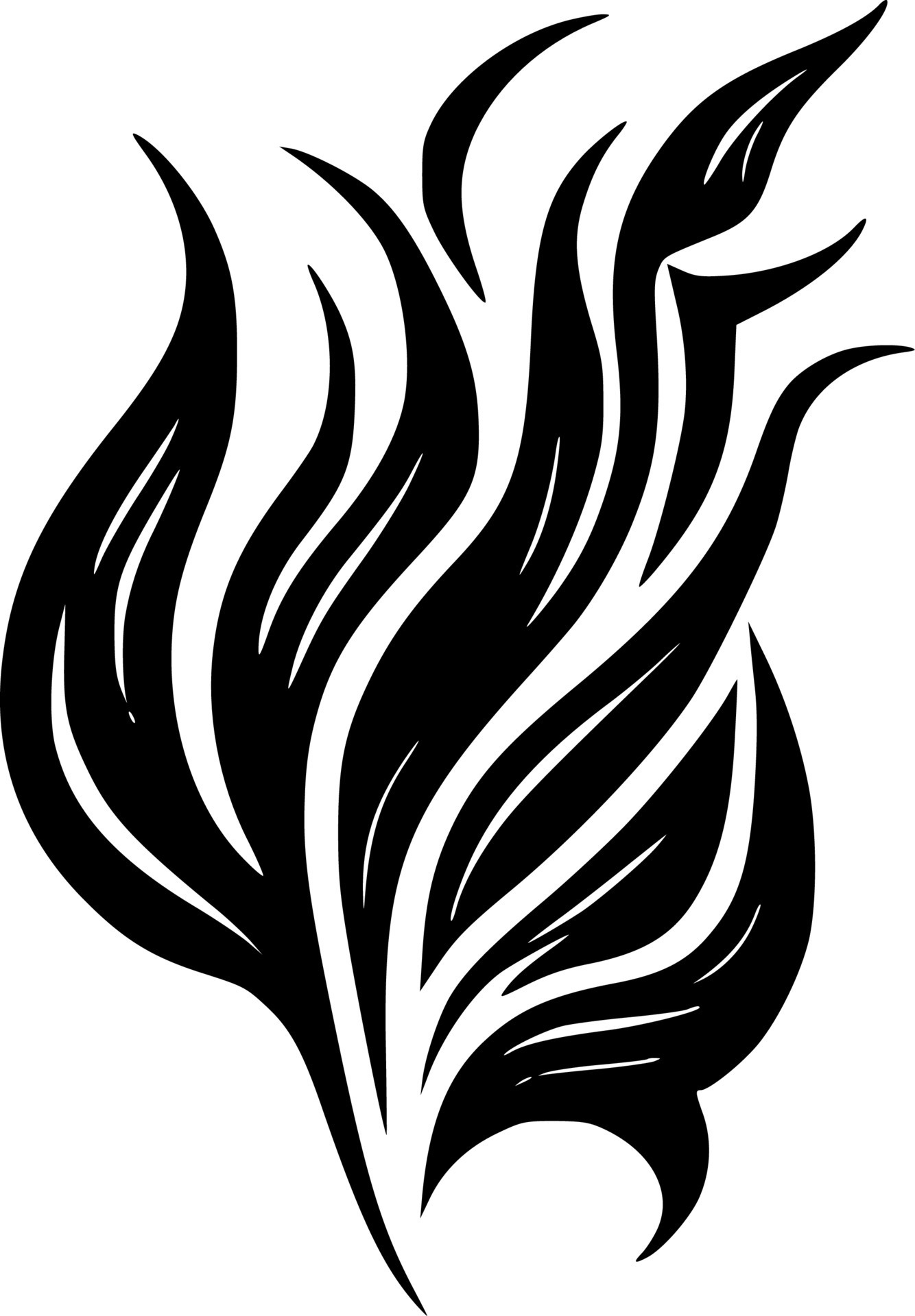 Flourish, Black and White Vector illustration 23856128 Vector Art at