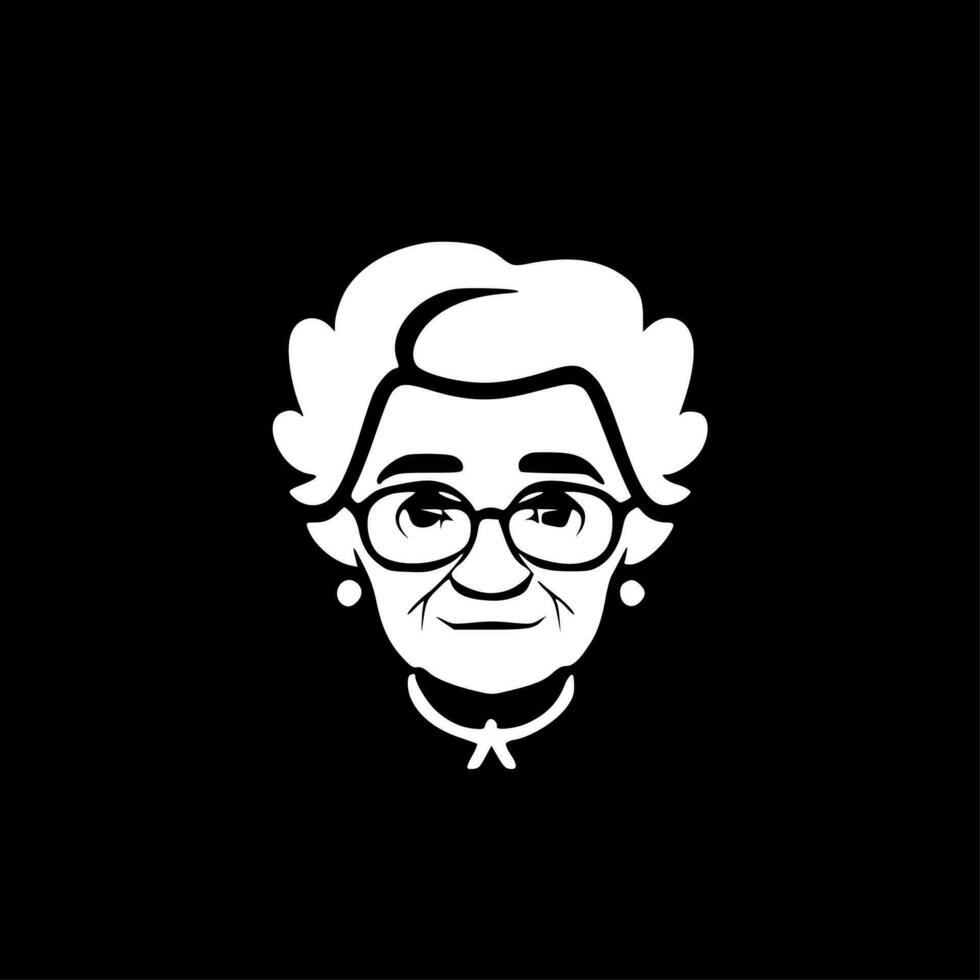 Grandma - High Quality Vector Logo - Vector illustration ideal for T-shirt graphic