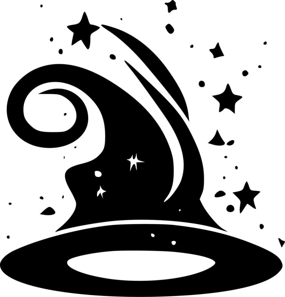 Magic, Minimalist and Simple Silhouette - Vector illustration