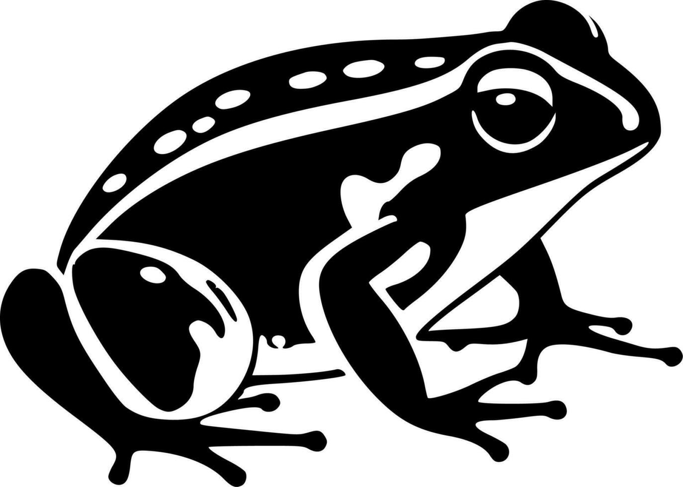 Frog - High Quality Vector Logo - Vector illustration ideal for T-shirt graphic