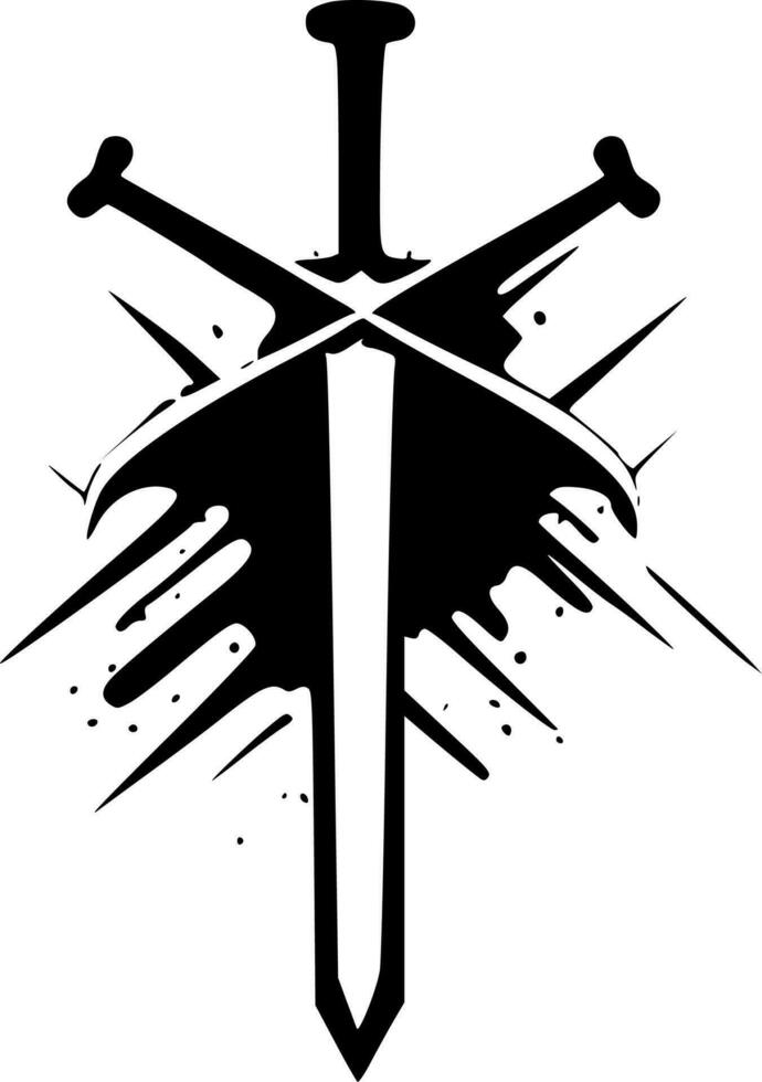 Crossed Swords Vector Art & Graphics