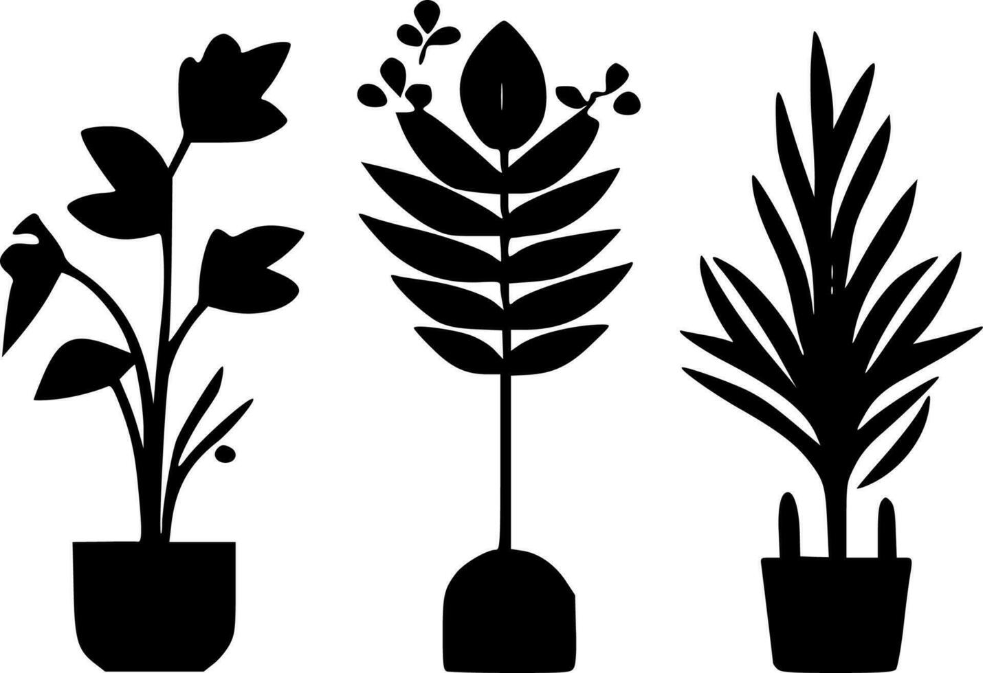 Plants - High Quality Vector Logo - Vector illustration ideal for T-shirt graphic