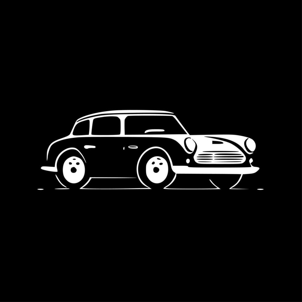 Car - Minimalist and Flat Logo - Vector illustration