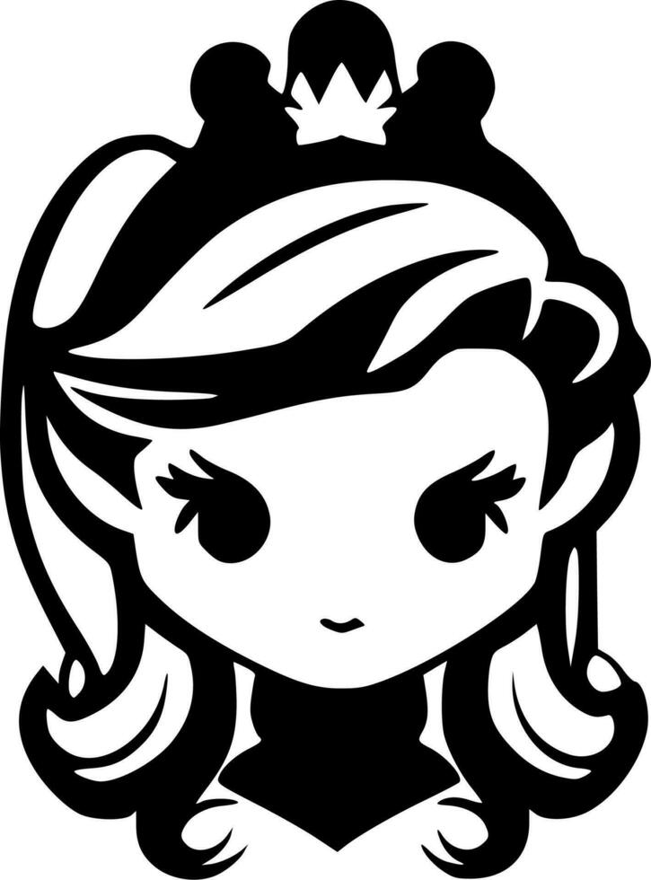 Princess - High Quality Vector Logo - Vector illustration ideal for T-shirt graphic