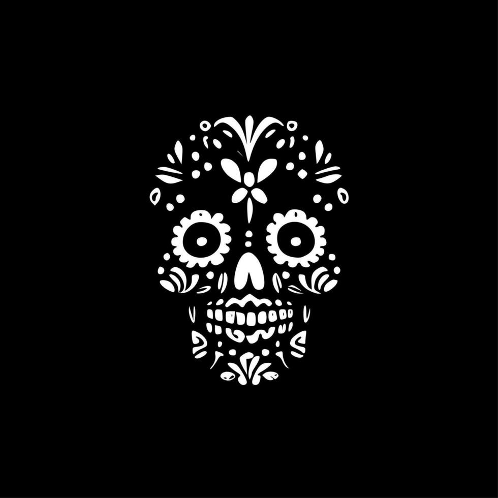 Sugar Skull - High Quality Vector Logo - Vector illustration ideal for T-shirt graphic