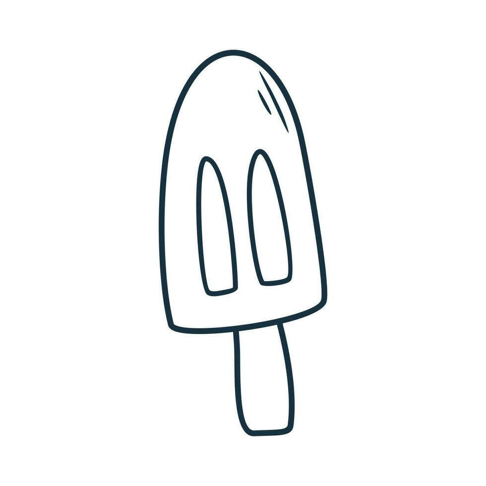 Vector doodle ice cream hand drawn clip art