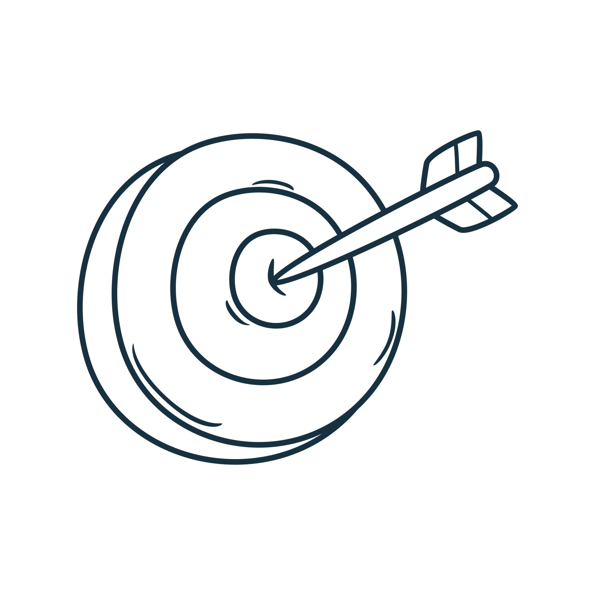 Vector doodle hand drawn target icon 23856711 Vector Art at Vecteezy