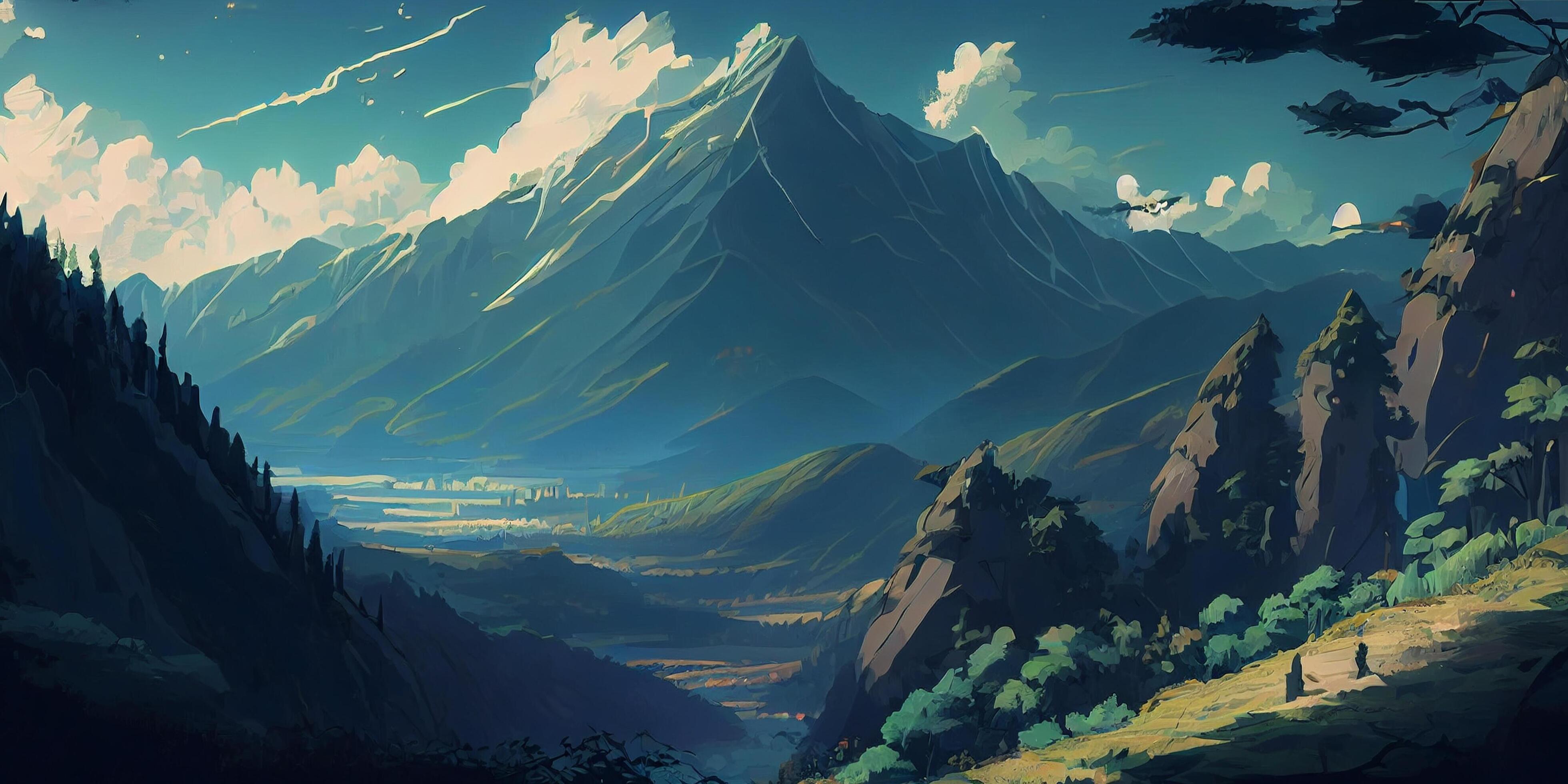 170 Anime Landscape HD Wallpapers and Backgrounds