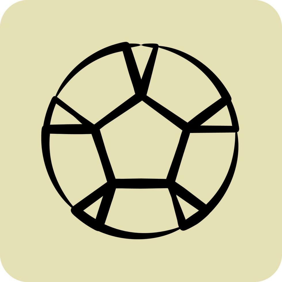 Icon Sport. suitable for education symbol. hand drawn style. simple design editable. design template vector