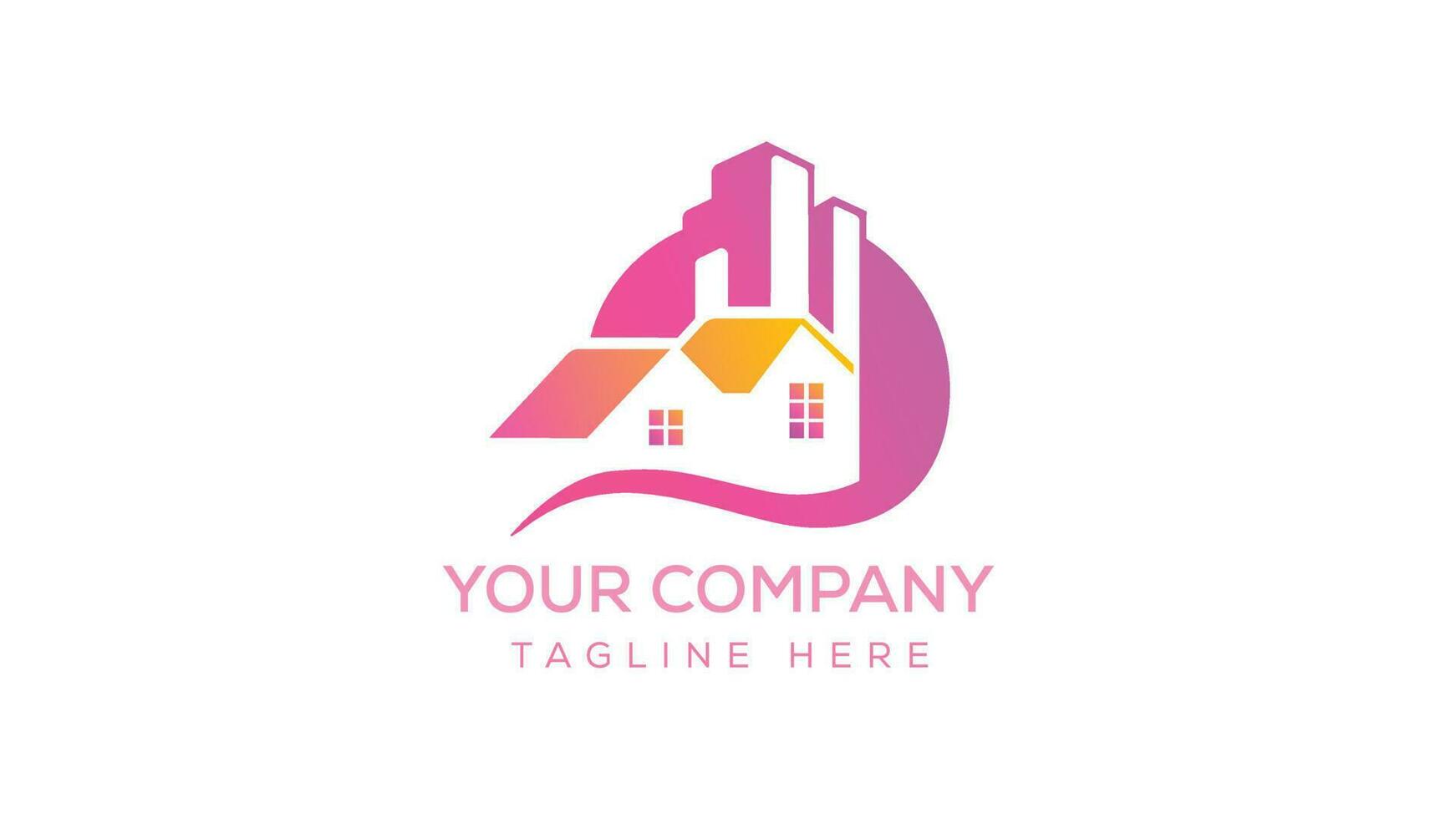 Logo Design for Real Esate vector