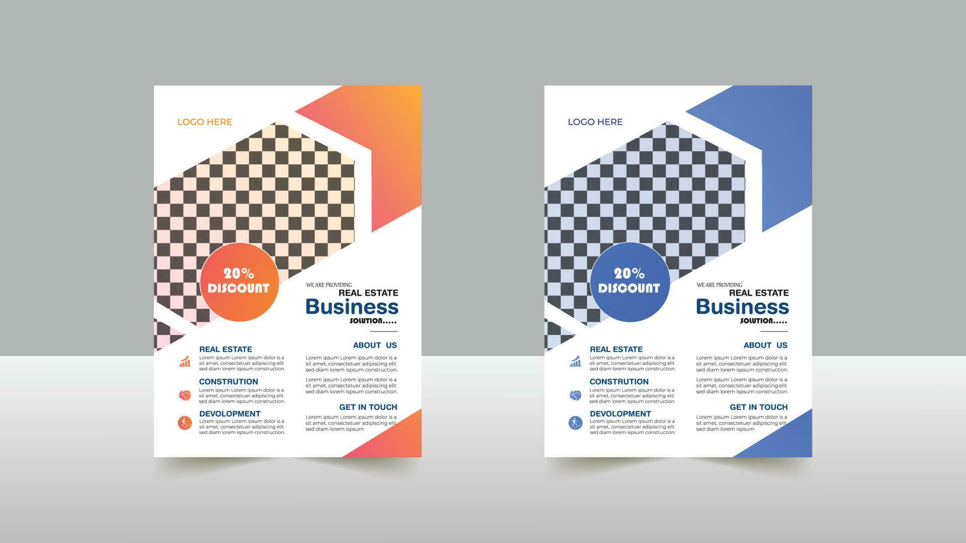 Business flyer Templates 23857789 Vector Art at Vecteezy