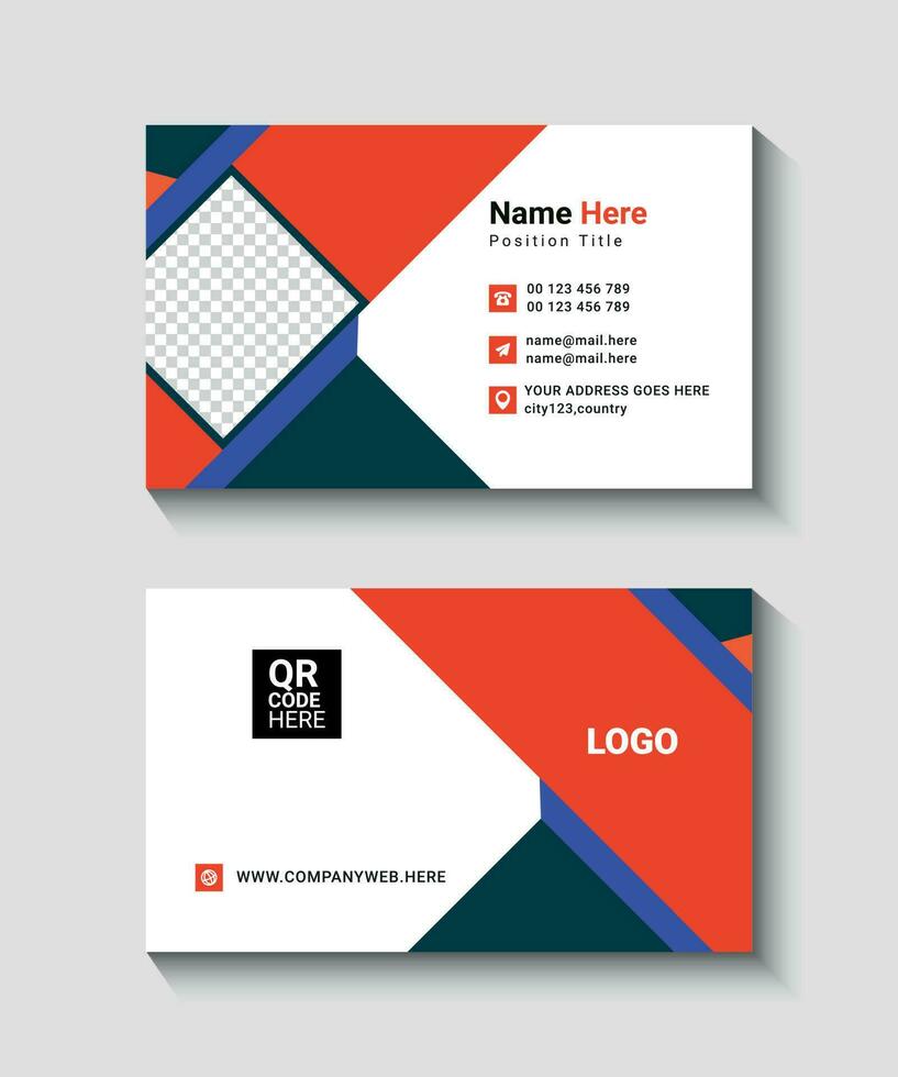 corporate business card vector