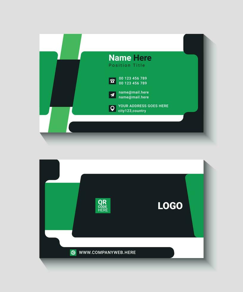 Business card design vector