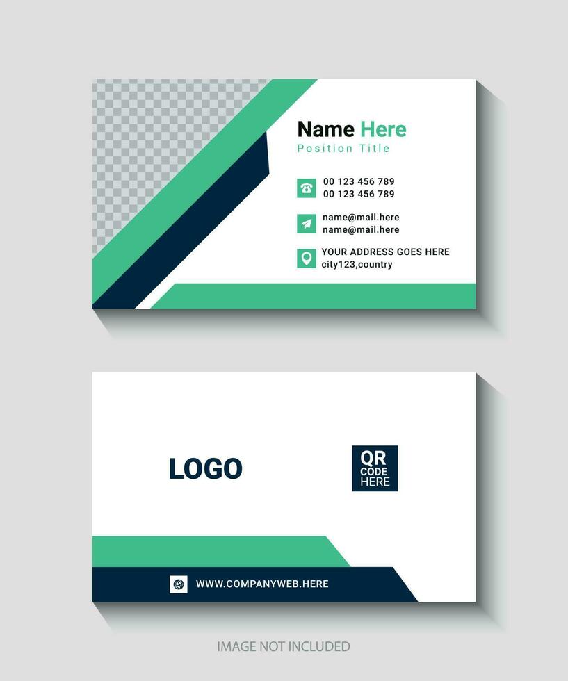 Business card design vector