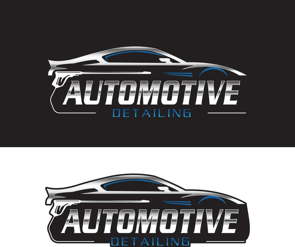 Automotive car wash logo vector