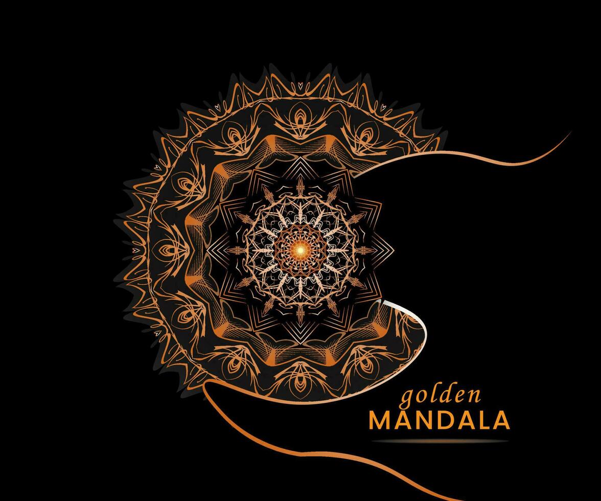 Mandala template for textile to print ready vector