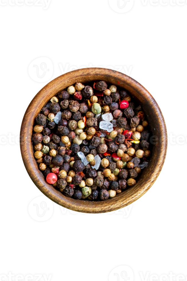Fresh black pepper seeds isolated on transparent background png