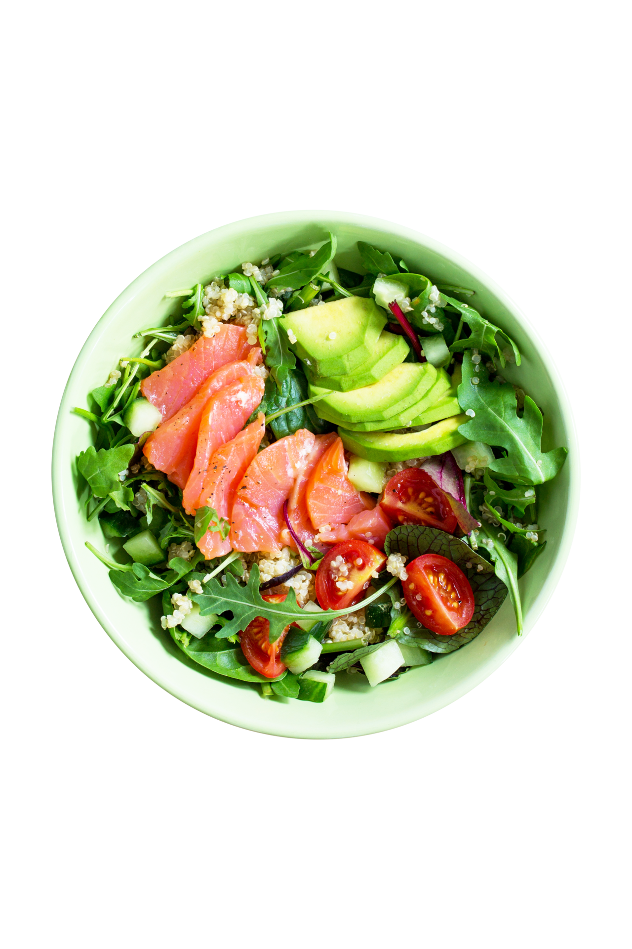 Tasty vegan food salad isolated on transparent background 23858484 PNG