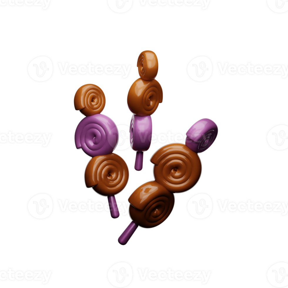 3d icon chocolate cake png