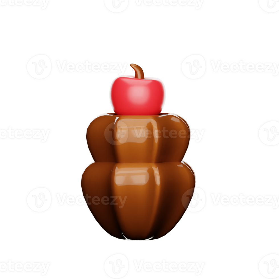 3d icon chocolate cake png