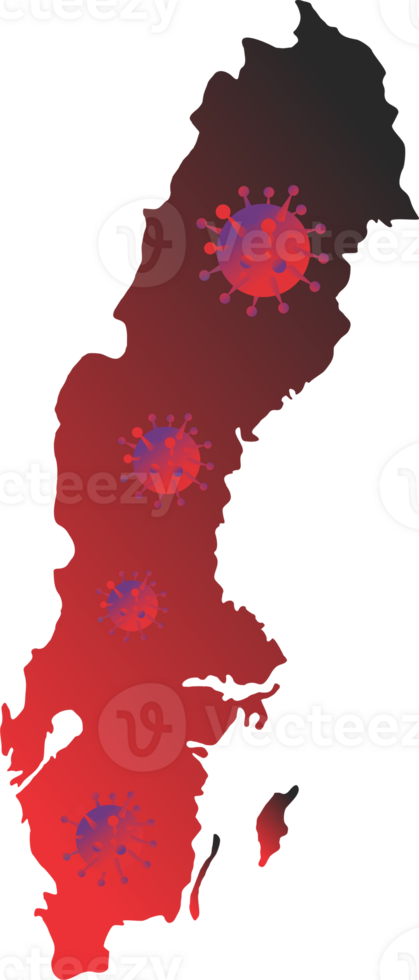 Omicron pandemic in Sweden png