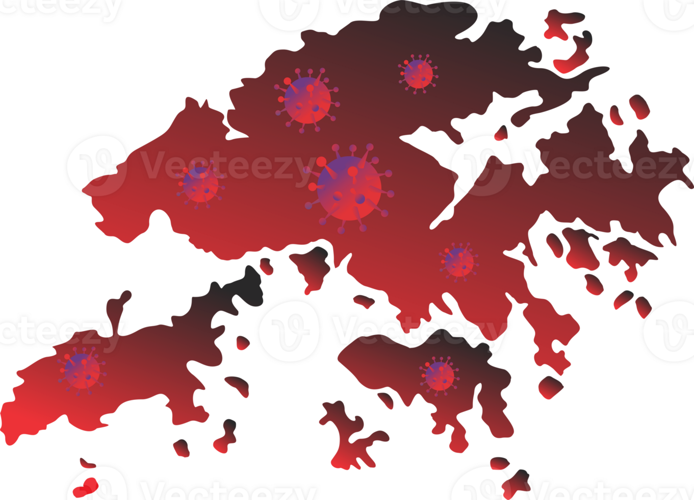Omicron epidemic in Hong kong png