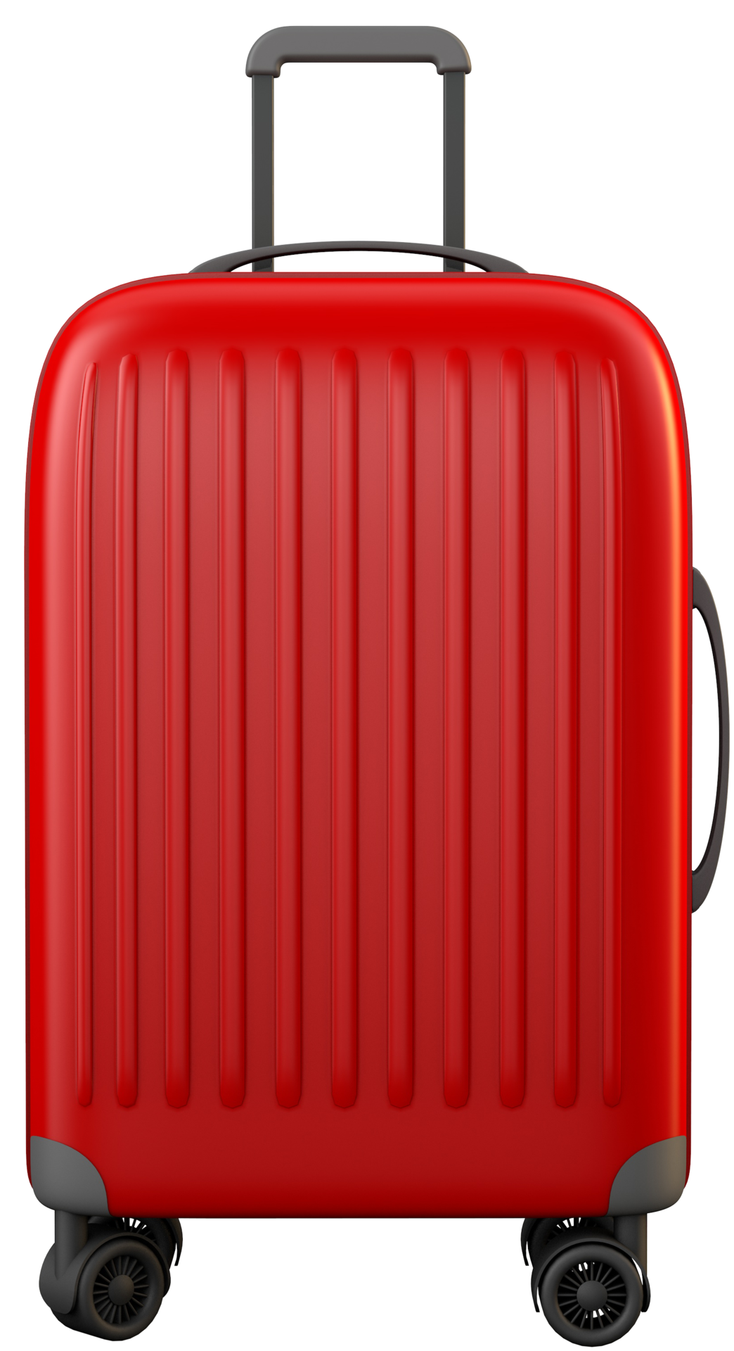 Red suitcase a travel accessory 23858792 PNG