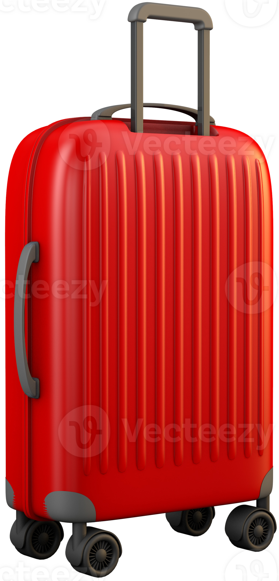 3D red suitcase a travel accessory 23858793 PNG